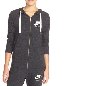 NIKE Gym Zip Gray Hoodie Jacket M